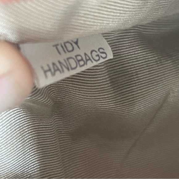 Vintage Tidy Tropical Print Tote Bag with Bamboo Handles Made In The USA - Picture 13 of 16